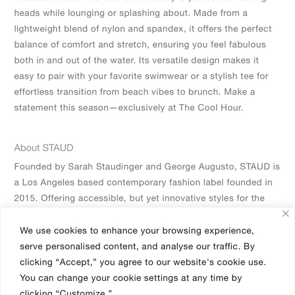 STAUD Colorful Geometric Women's Swim Shorts - Picture 3 of 3